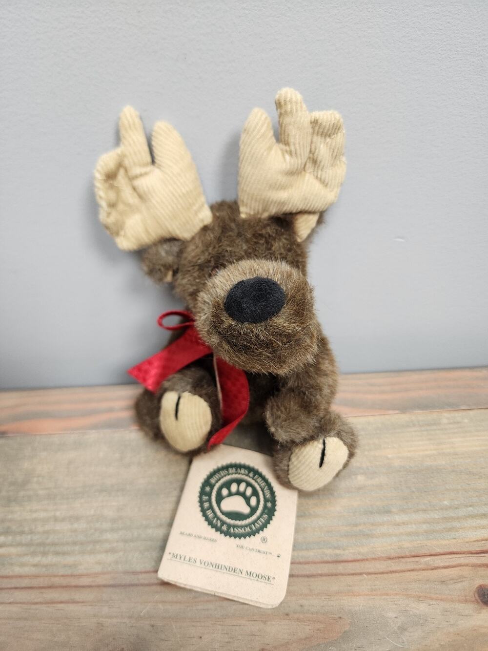 Boyds Bears Moose Myles Vonhinden Jointed with Tag